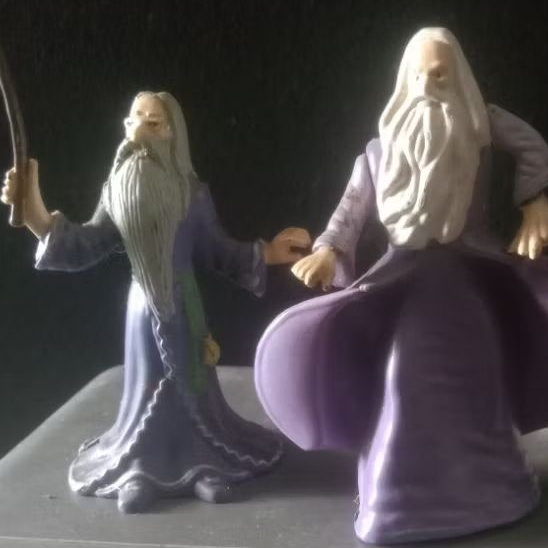 ACTION FIGURE ORIGINAL HARRY POTTER DUMBLEDORE MCFARLANE 7+8  CM