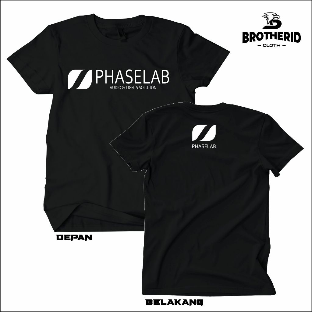 Kaos Phaselab Audio Lights Solution Baju Operator Sound System Phase Lab