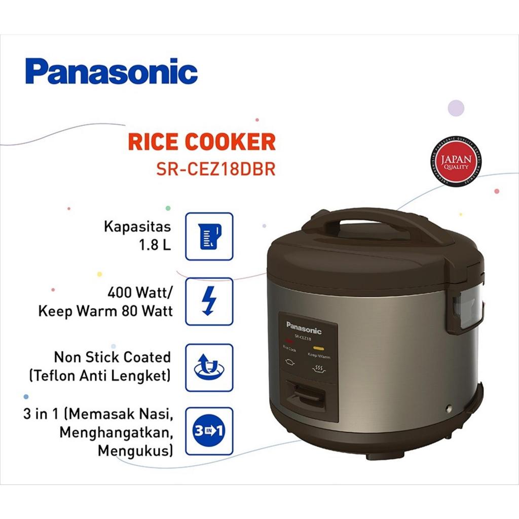 Rice Cooker PANASONIC 1.8 Liter SR-CEZ18
