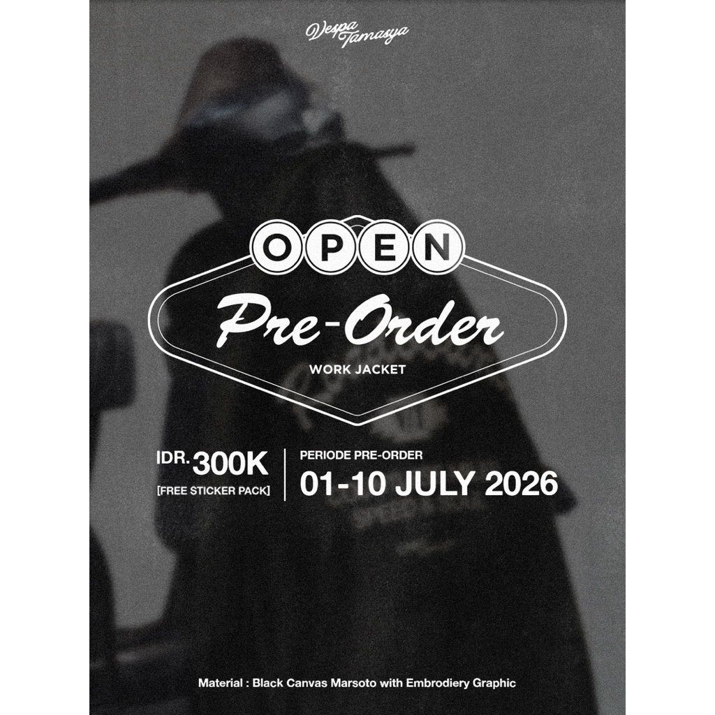 Pre Order Work Jacket Vespa Tamasya