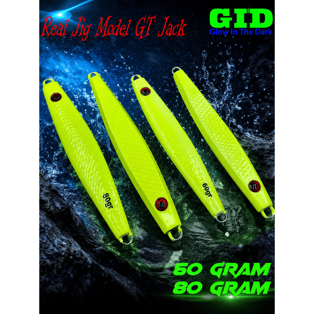 Metal Jig GT Jack 60 Gram Real Jig Model S