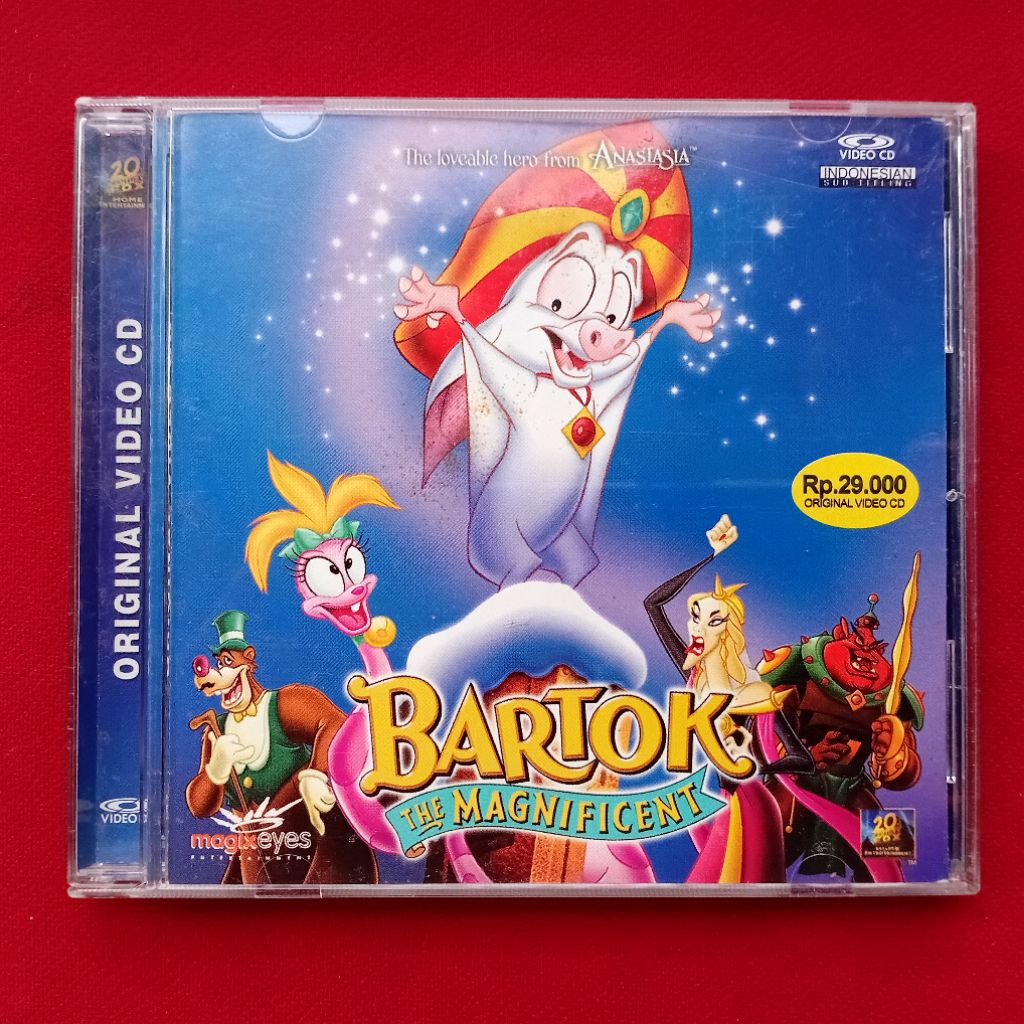 VCD Bartok the Magnificent (1999) Teks Indonesia Original 20th Century Fox VideoCD