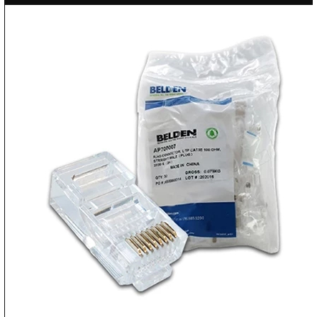 BELDEN RJ45 CAT6 ORIGINAL Belden connector RJ45 Cat 6 Konektor RJ45 CAT6 ORIGINAL BELDEN