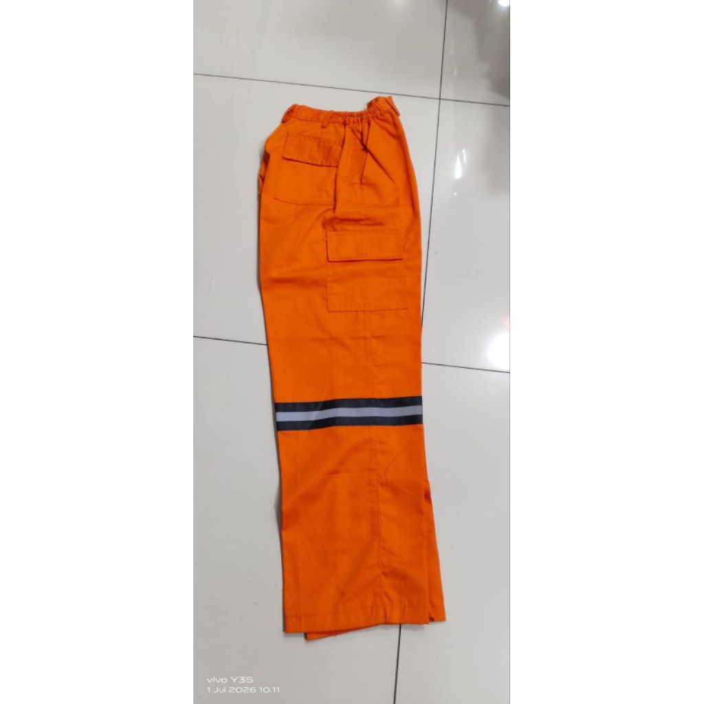 Celana PPSU dril lis hitam