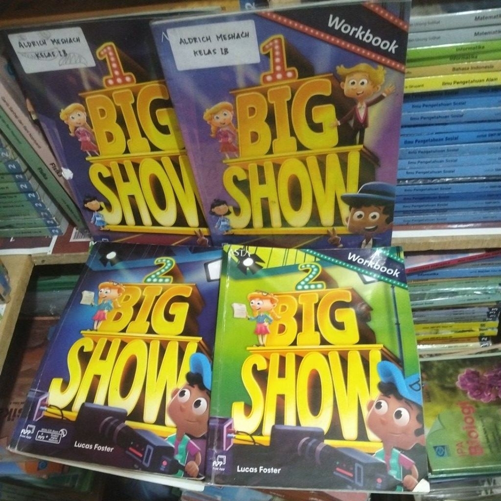 Big Show 1/2 workbook and studentbook (1set)