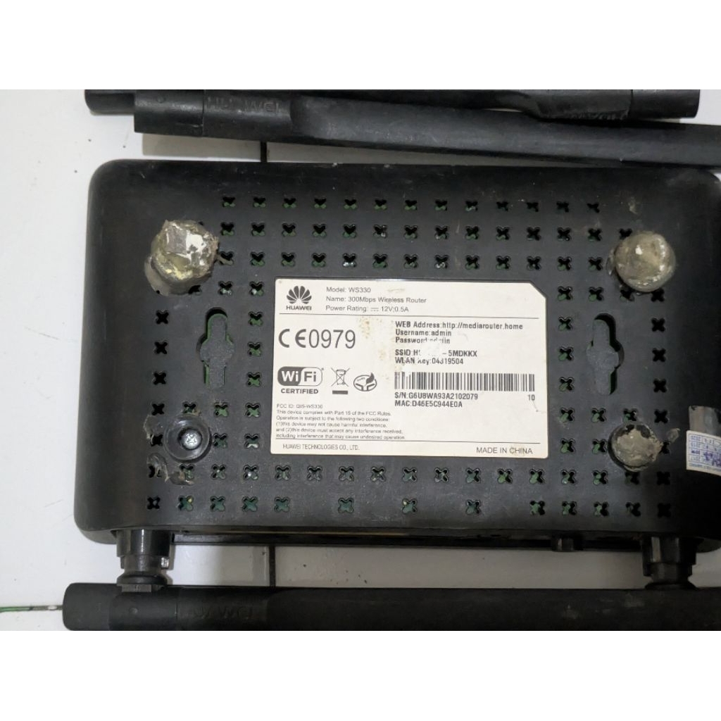 Router bekas Huawei WS330 tanpa adaptor unit normal tested bergaransi