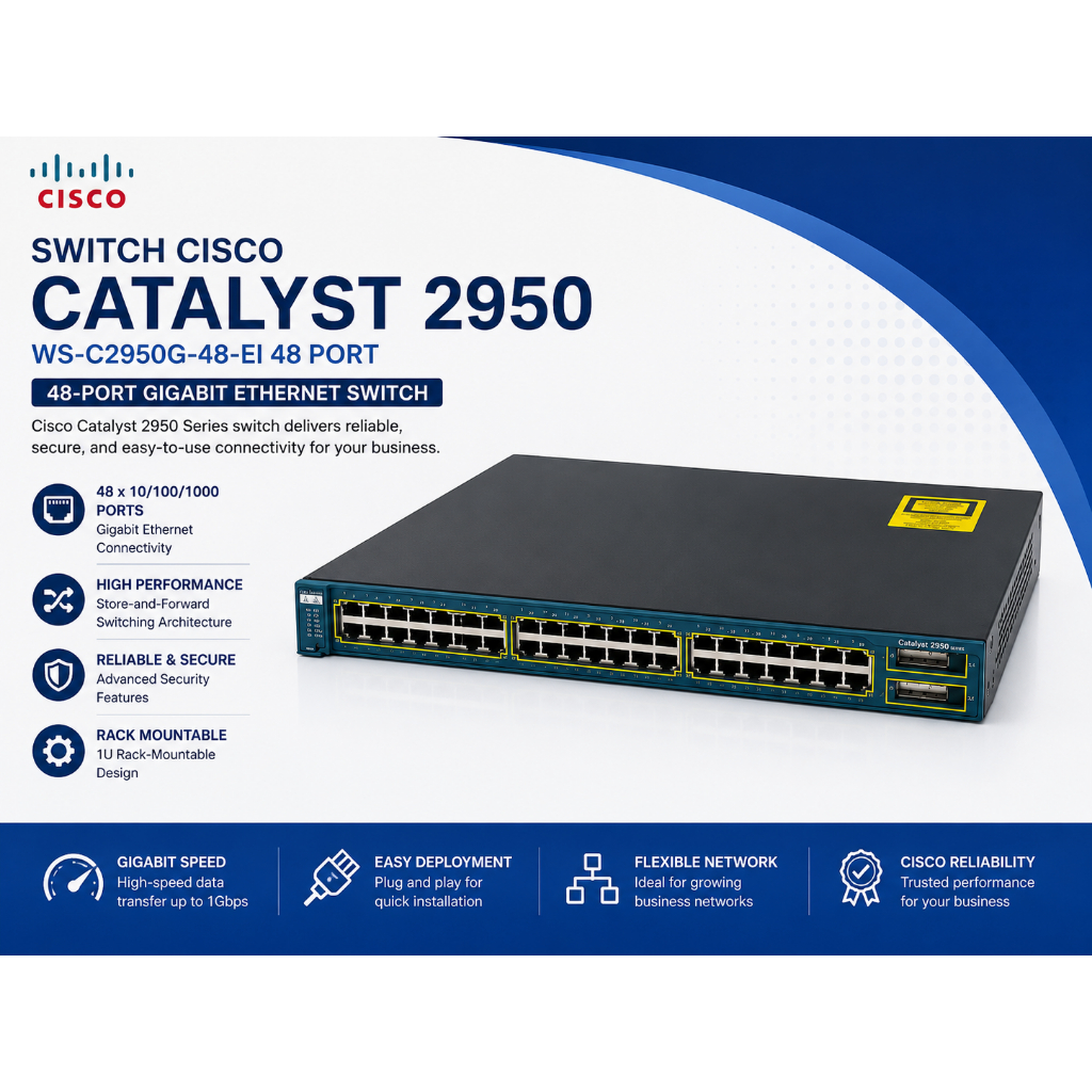 Switch Cisco Catalyst 2950 CISCO WS-C2950G-48-EI 48 Port