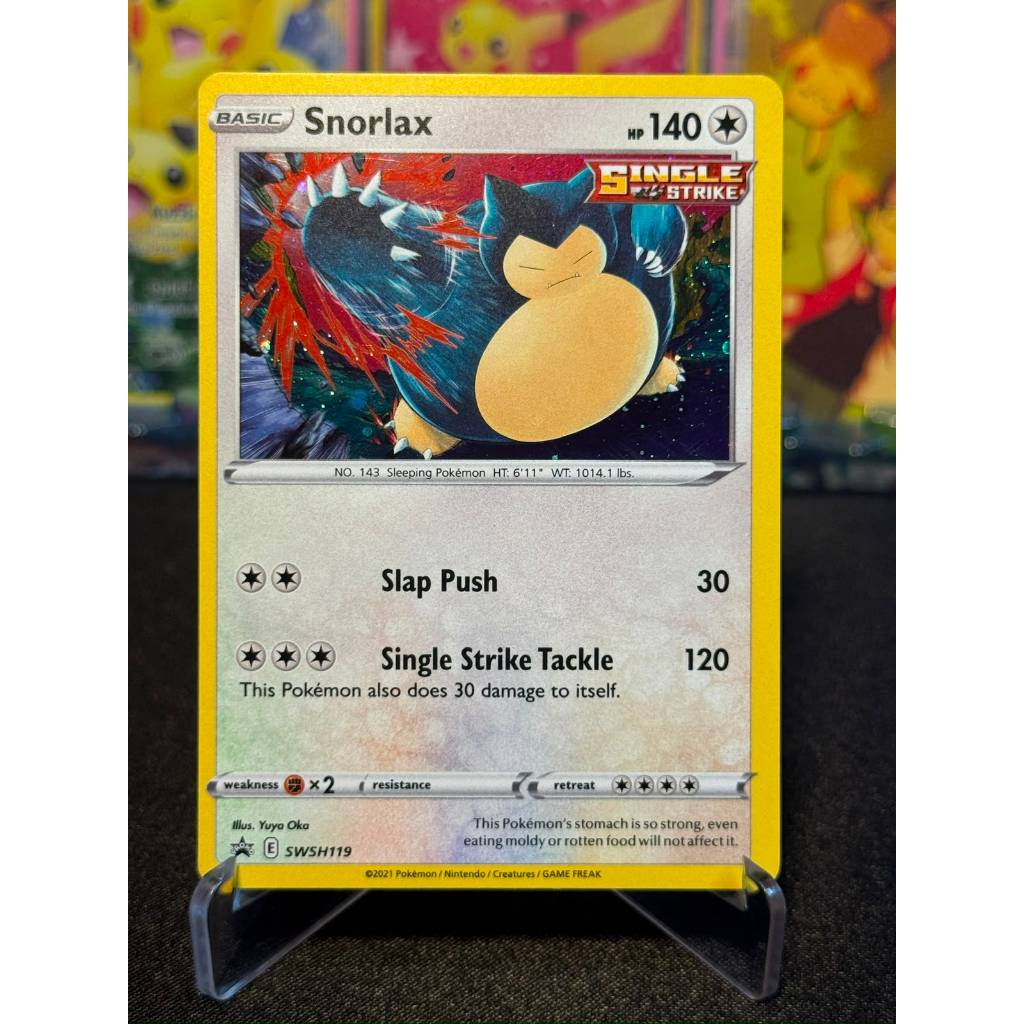Snorlax Holo SWSH119 English SWSH Promo