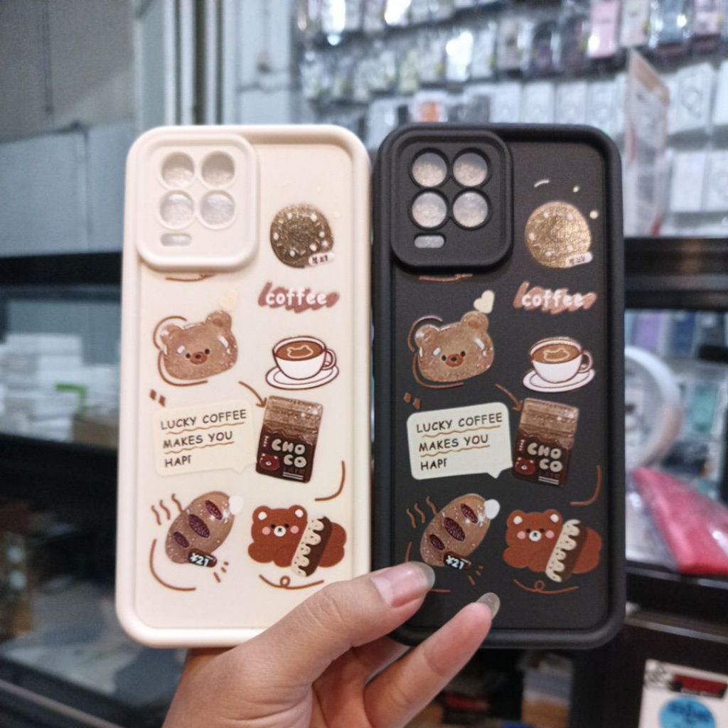 CASING SILIKON MOTIF LUCKY COFFEE REALME 8 4G / 8 PRO | REALME 8 5G