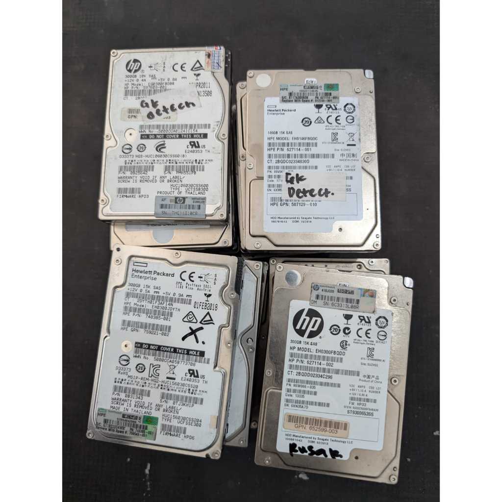 (RUSAK) HDD SERVER 300GB / 146GB, HARDISK SAS 2.5"