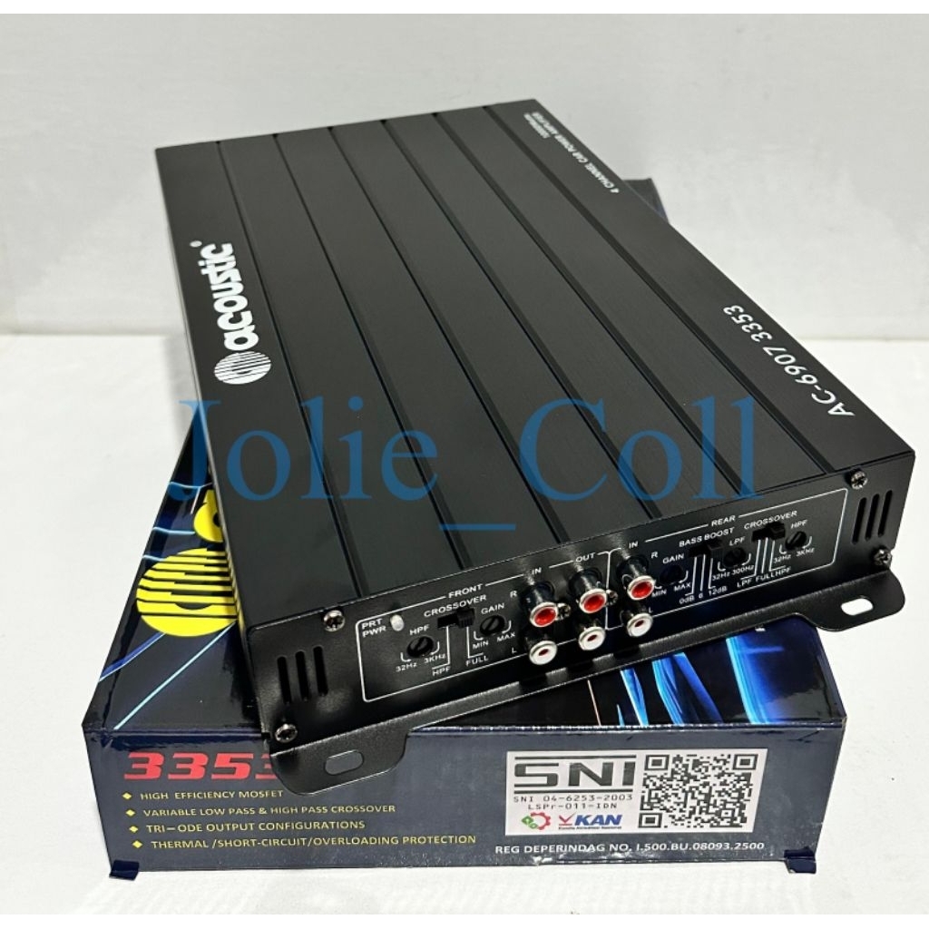 POWER MOBIL ACOUSTIC AC-3353 POWER MOSFET 4 CHANNEL