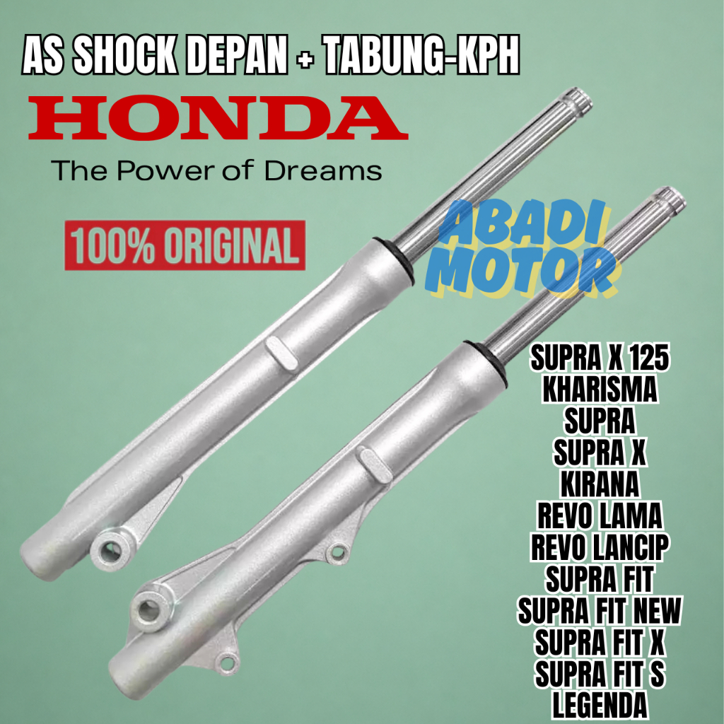 51400-KPH-881 ORIGINAL AS SHOCK DEPAN + TABUNG KPH HONDA SUPRA X LAMA SUPRA FIT NEW OLD KHARISMA KIR
