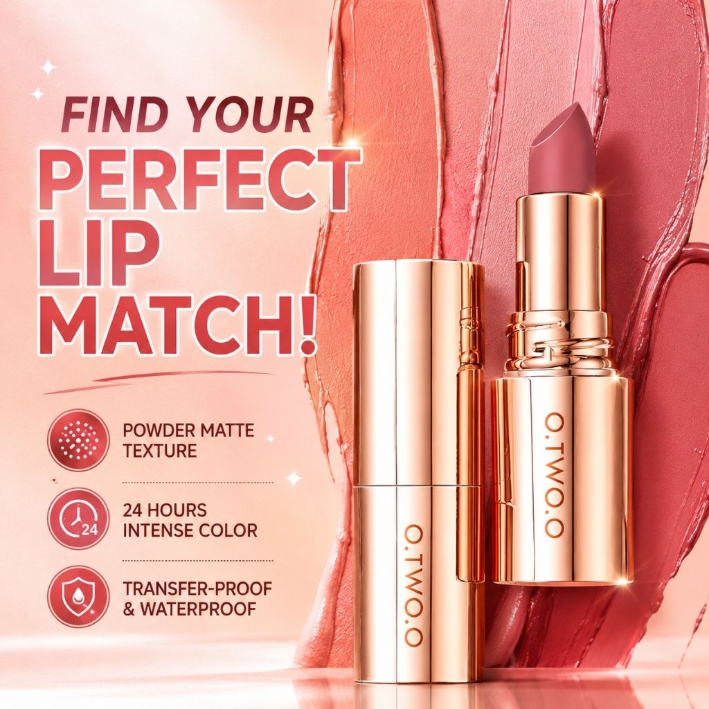O.two.o Velvet matte lipstik