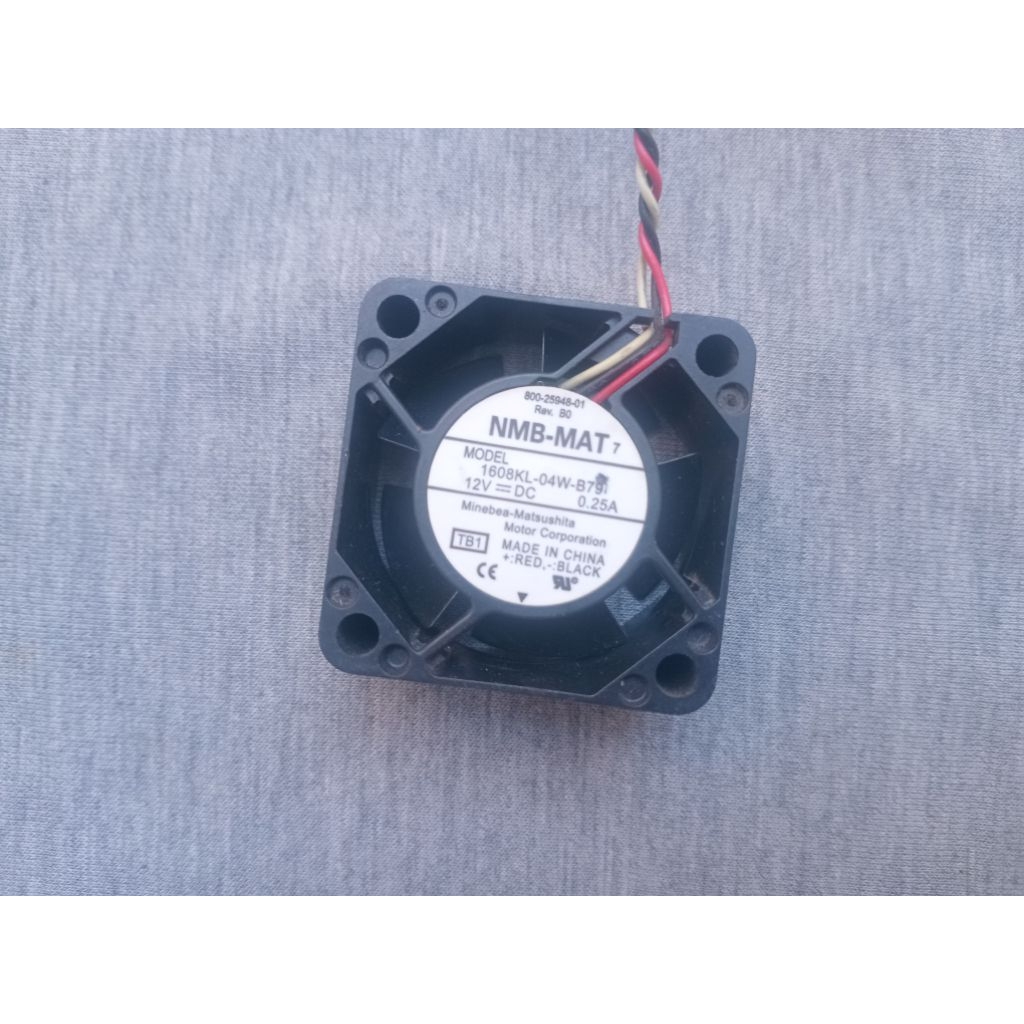 fan NMB 4x4cm 12V 0,25A ketebalan 2cm
