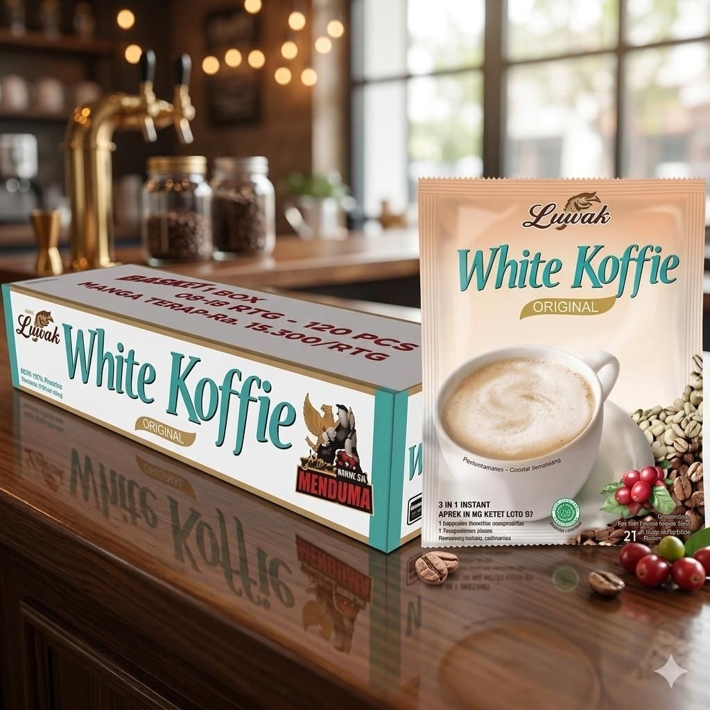 Kopi Instan  - Luwak White Coffee Kapal Api