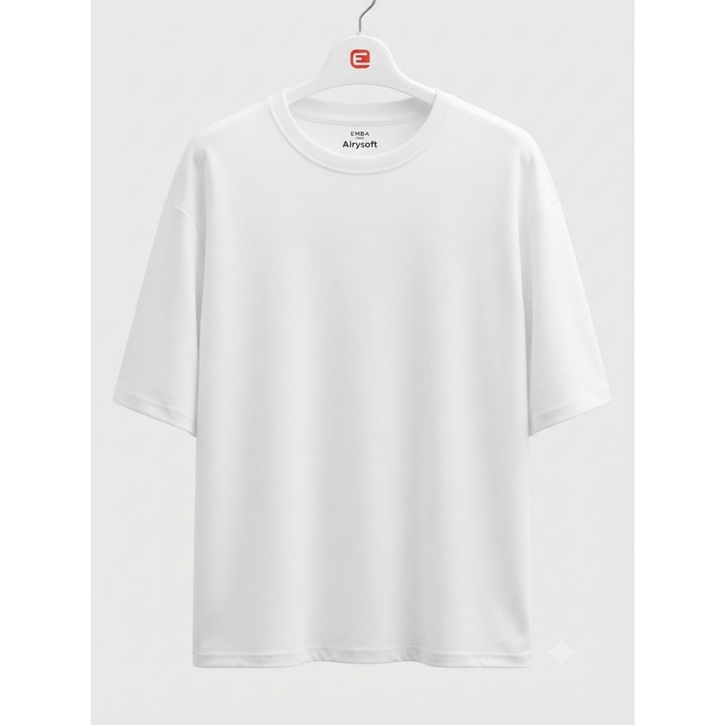 kaos lengan pendek airysoft panjang kaos sampai pinggang oversize  Emba original size M-XL