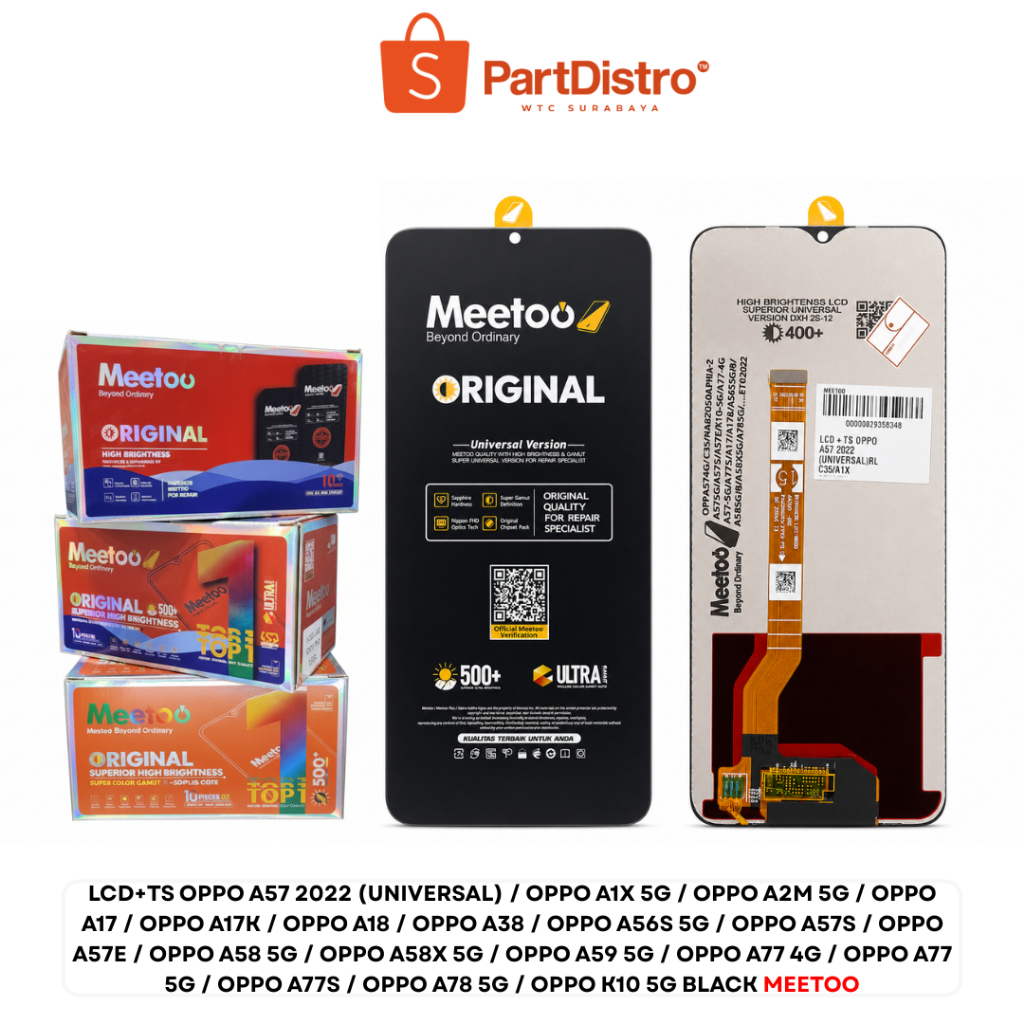 LCD+TS OPPO A57 2022 (UNIVERSAL) / OPPO A1X 5G / OPPO A2M 5G / OPPO A17 / OPPO A17K / OPPO A18 / OPP