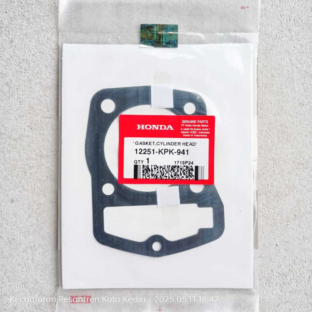 Gasket Cylinder Head - Packing-Paking Silinder Kop-Atas Honda GL Max-Pro Megapro Tiger 2000-Revoluti