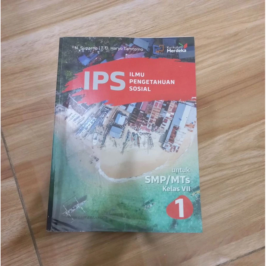 Buku Ilmu Pengetahuan Sosial IPS SMP 1 kls 7 Erlangga