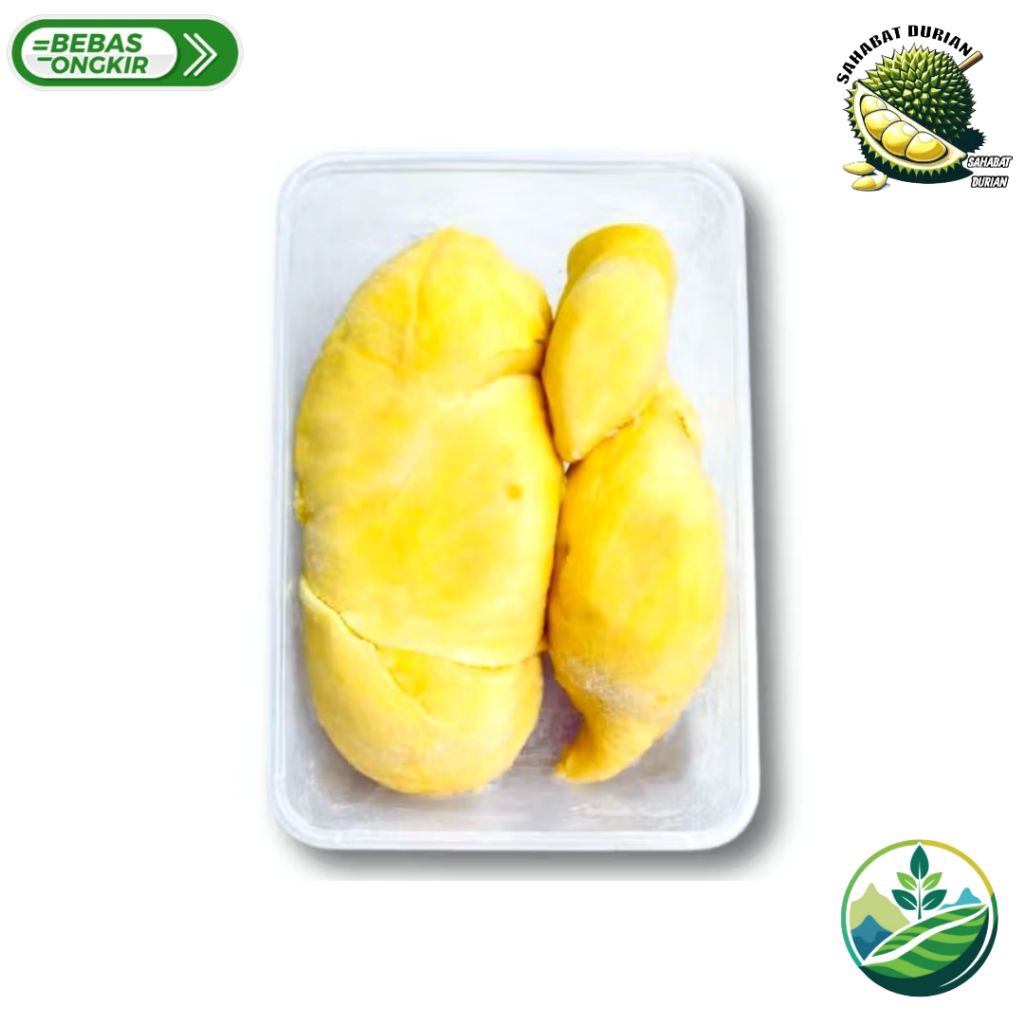 Durian montong | Durian montong kupas 1000 gram | Durian montong manis legit