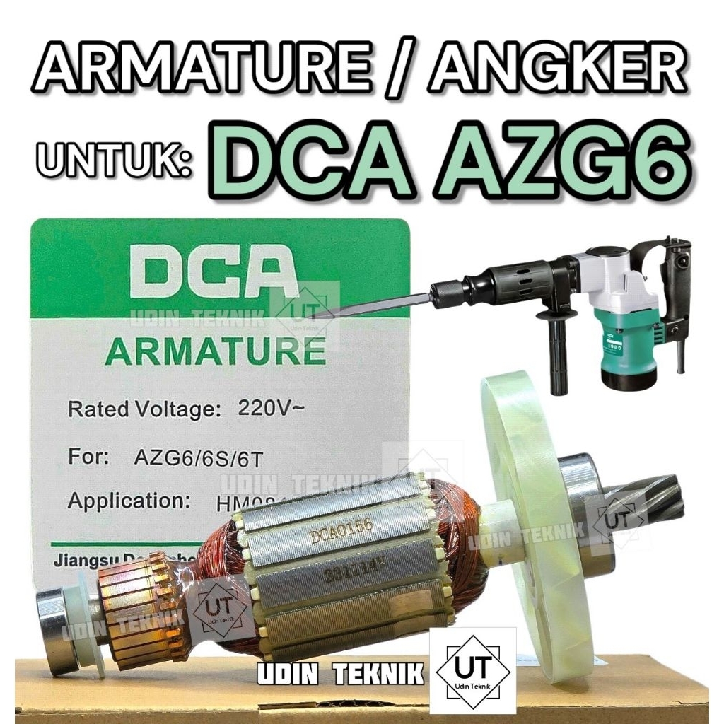 ARMATURE ORI UNTUK DCA AZG6 ANGKER MESIN JACK HAMMER DCA AZG 6 SPARE PART DCA