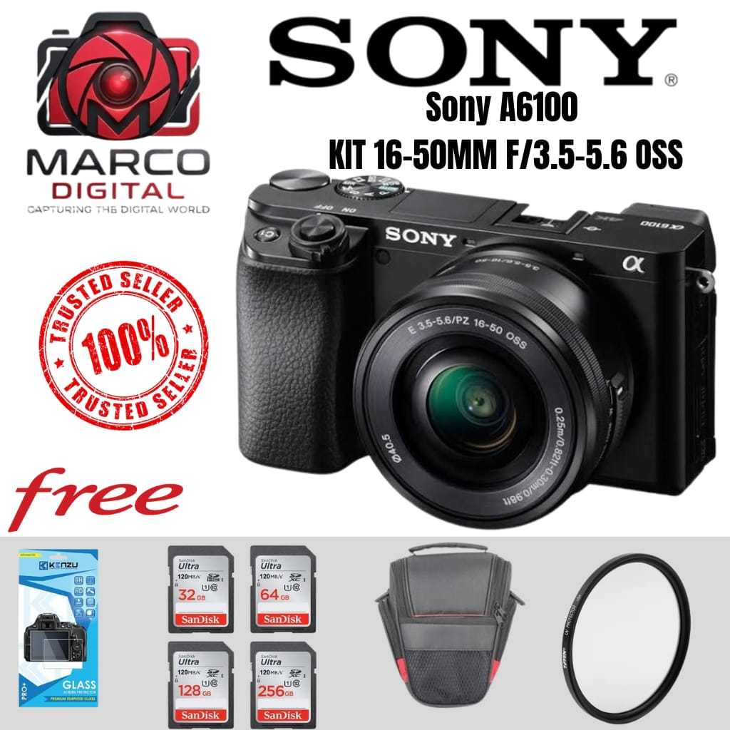 SONY ALPHA A6100 KIT 16-50MM / SONY A6100 KIT 16-50MM
