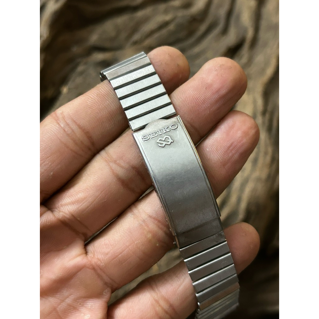 Seiko SQ Vintage Original Japan Stainless Steel Bracelet Watch Band Genuine