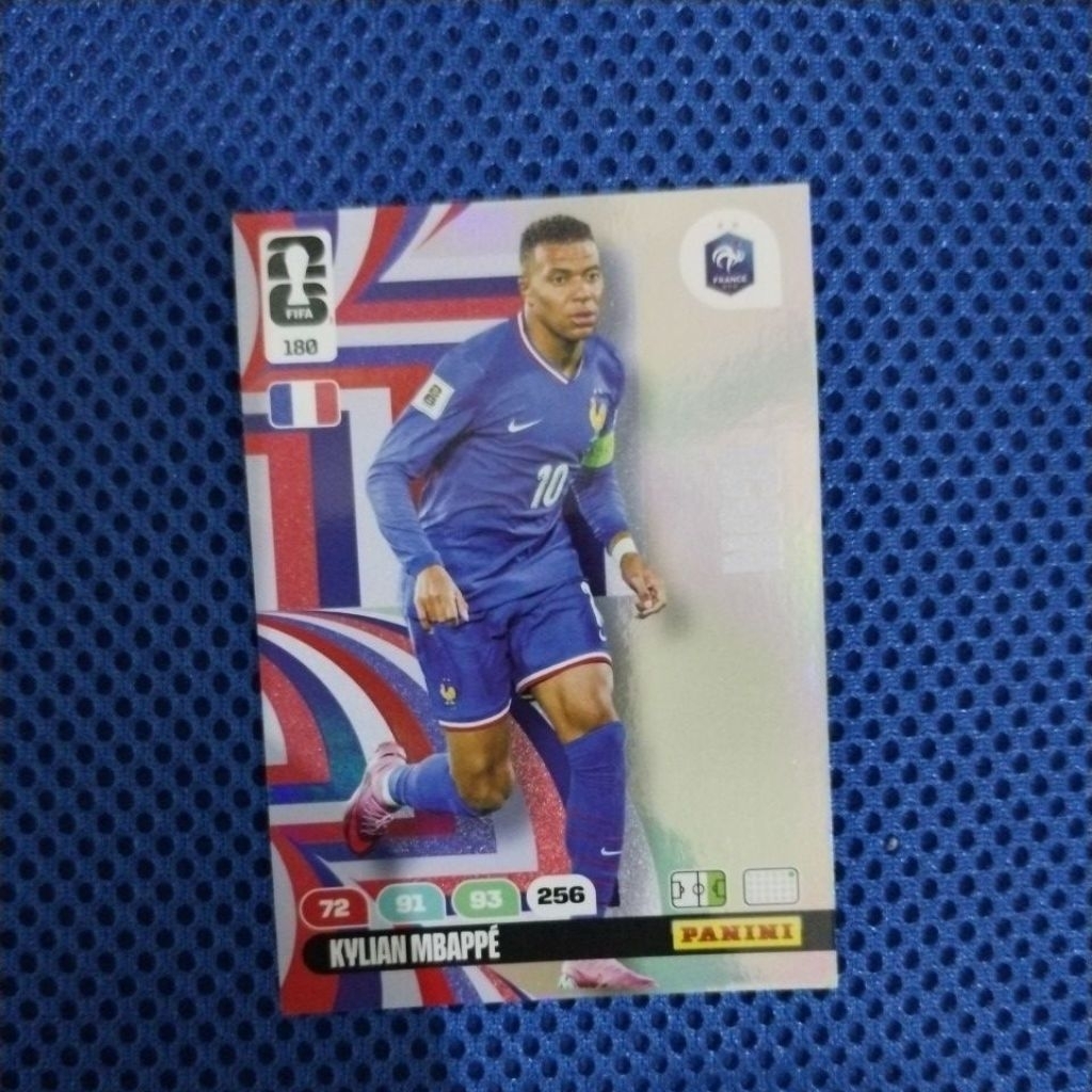 kartu bola panini world cup mbappe