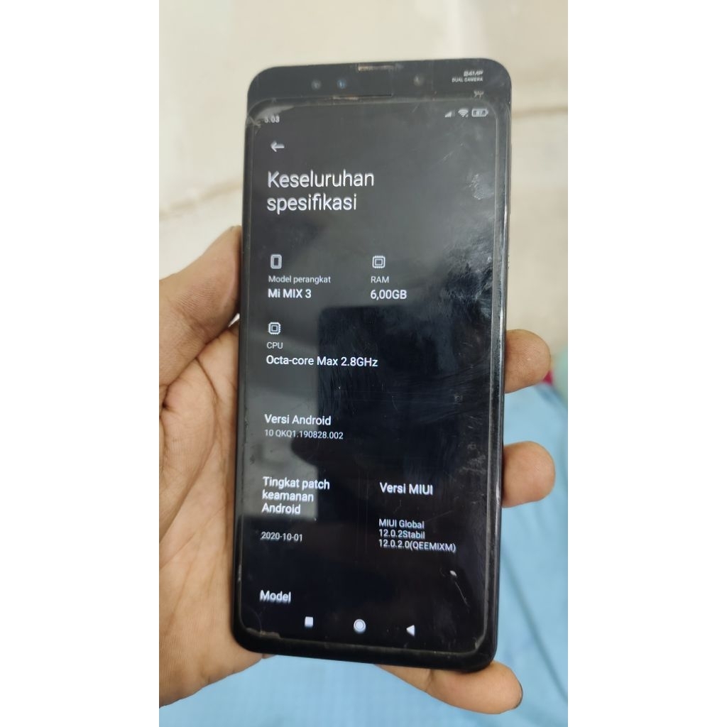 XIAOMI MI MIX 3 RAM 6/128
