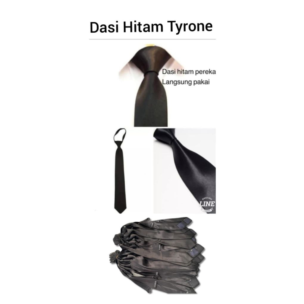 dasi hitam tyrone