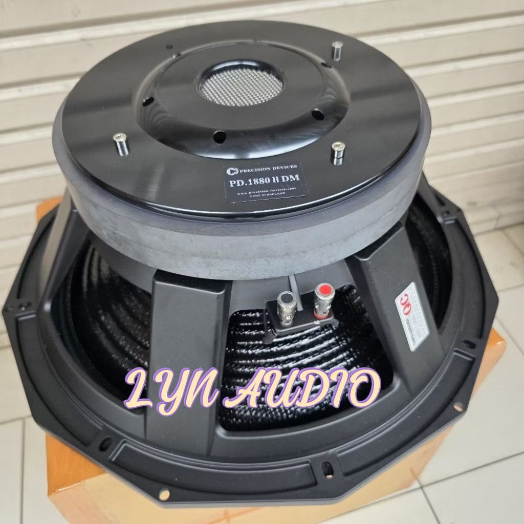 SPEAKER SUBWOOFER 18 INCH  PRECISION DEVICES PD1880 CARBON VC 5 INCH PD1880/II PD 1880 II DAUN CARBO