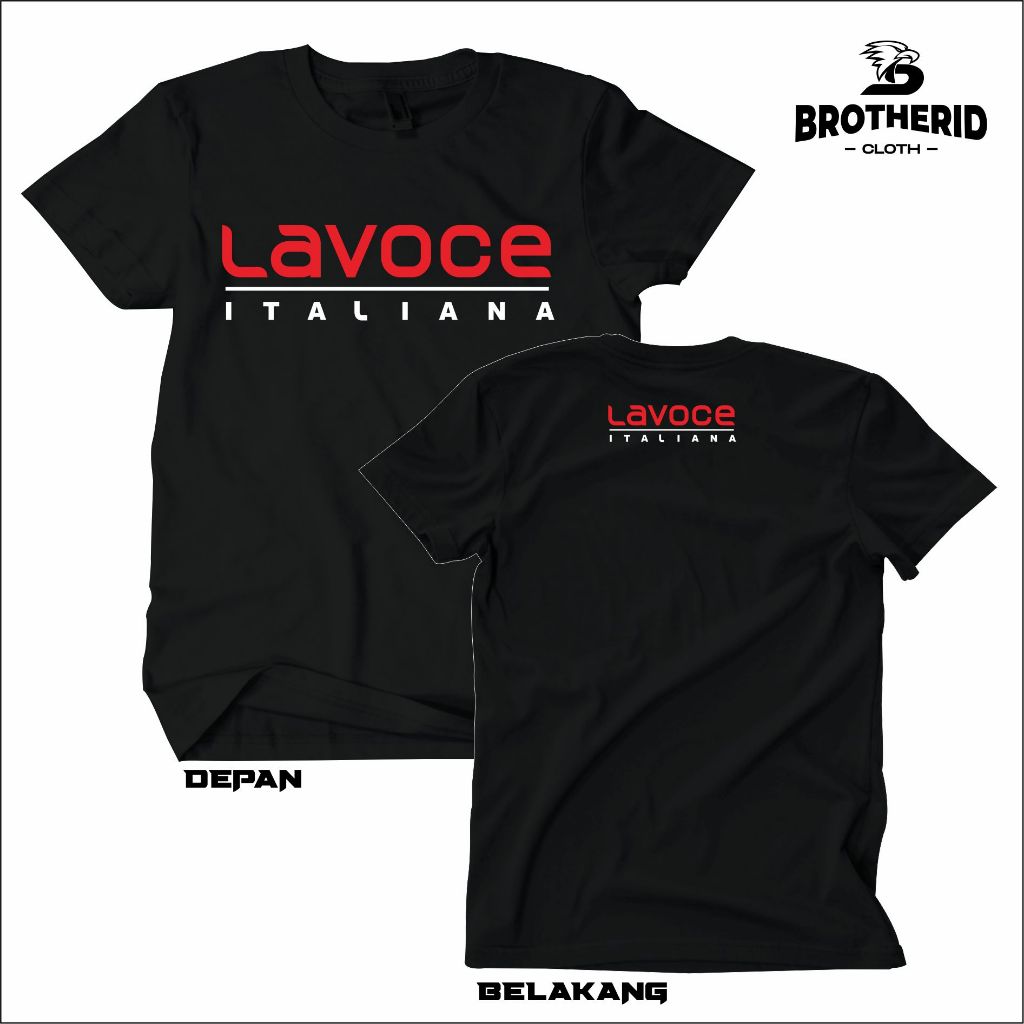 Kaos Lavoce Italiana Audio Baju Operator Sound System Original