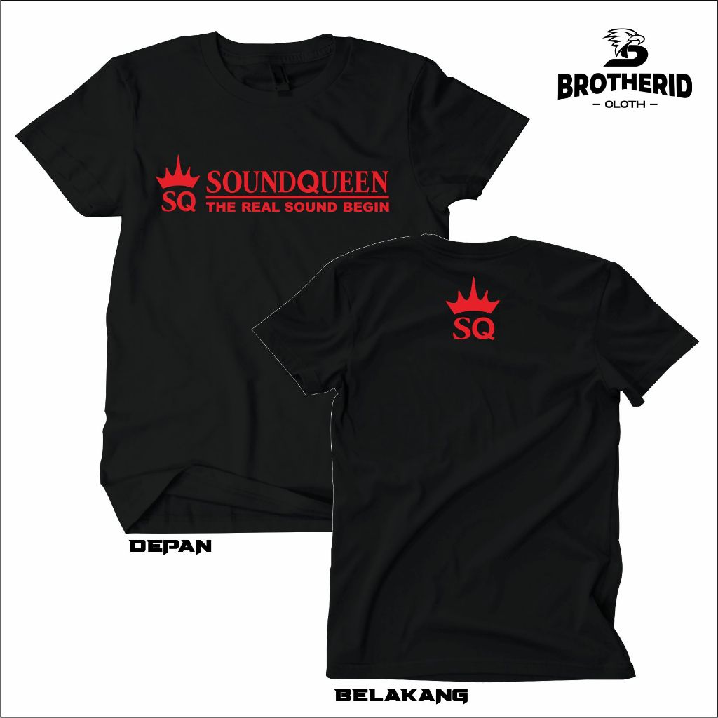 Kaos Soundqueen v1 Audio Baju Operator Sound System Profesional