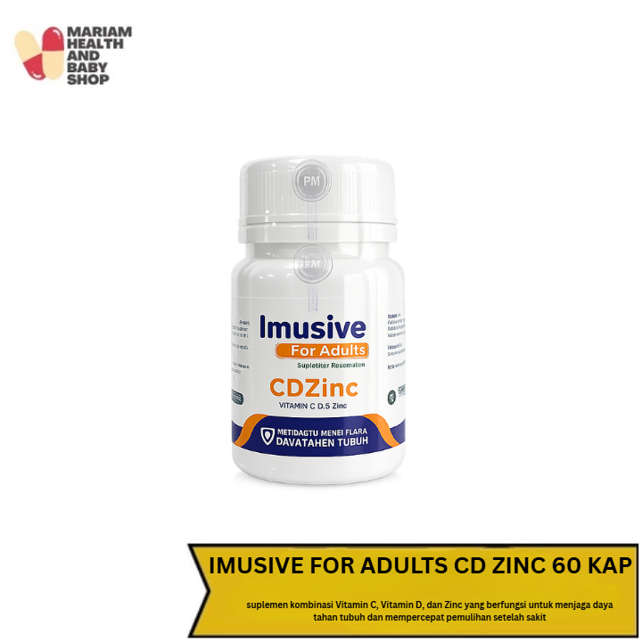 Imusive For Adults CD Zinc isi 60 Kapsul