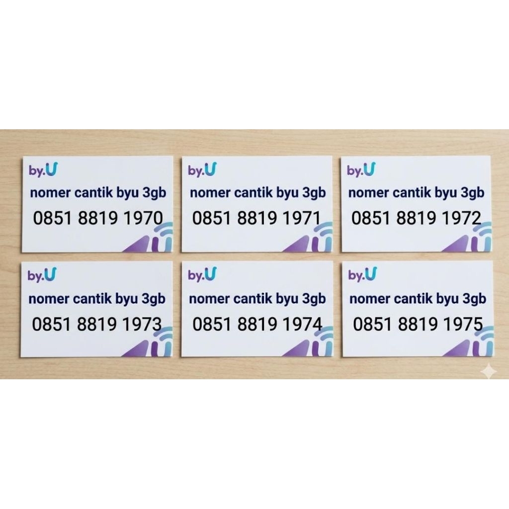 NOMER CANTIK SERU TAHUN BYU 3GB