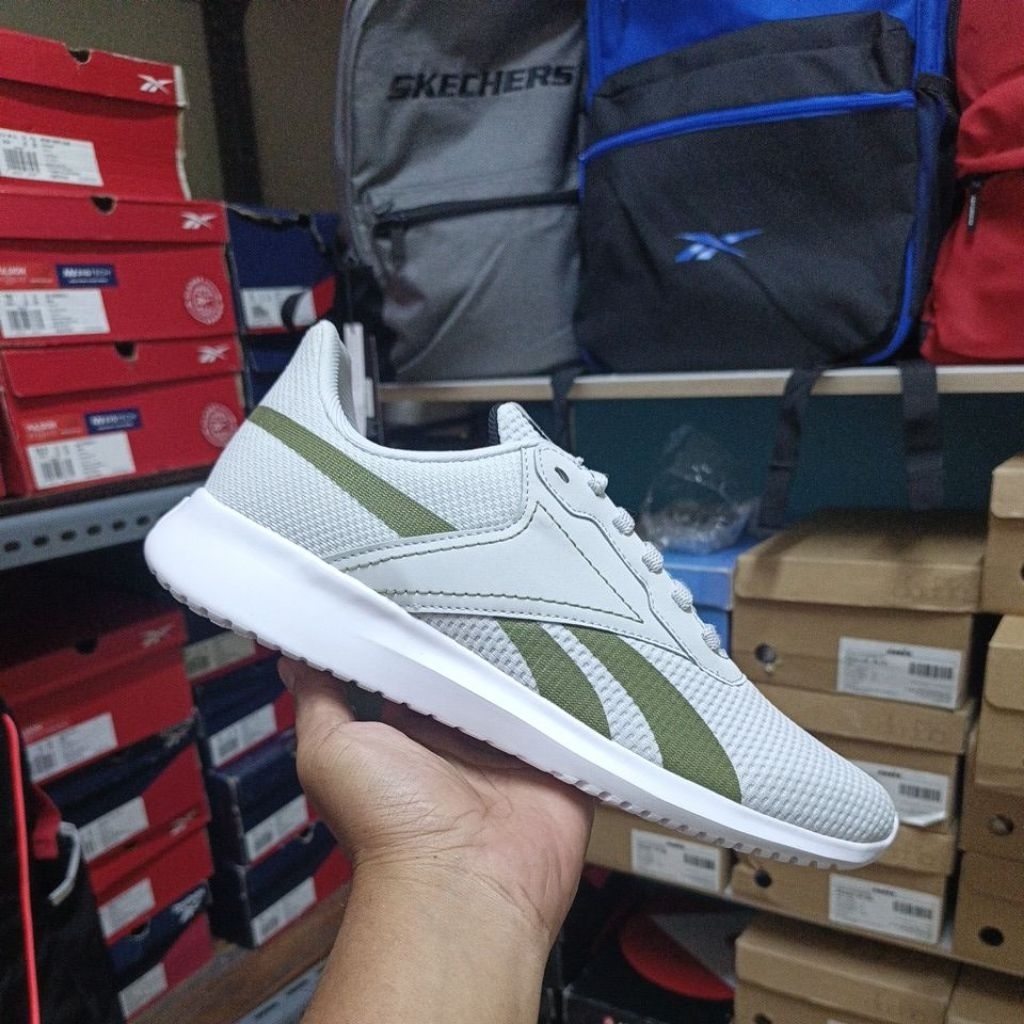 Sepatu olahraga Reebok Fluxlite grey green original