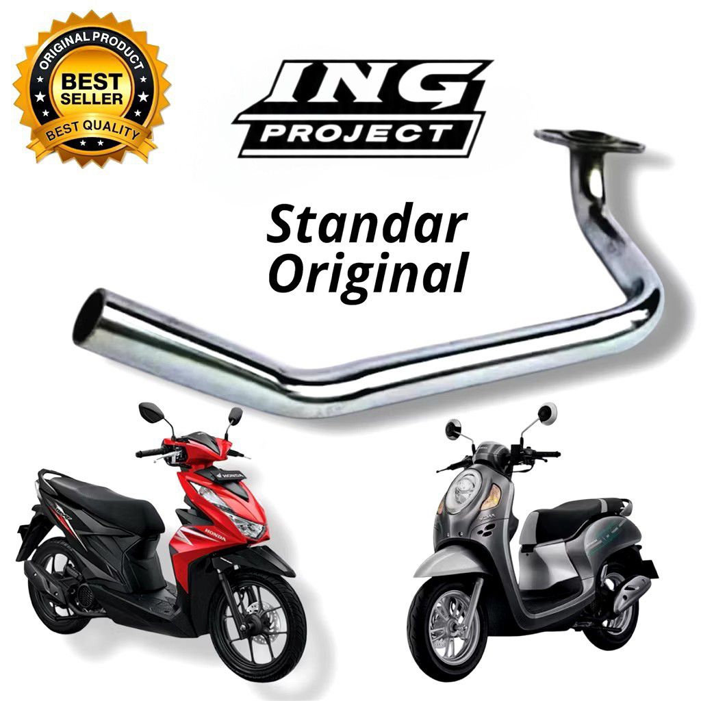 LEHERAN SAMBUNGAN KNALPOT 22MM LEHERAN KNALPOT STANDAR BEAT SCOOPY GENIO SPACY