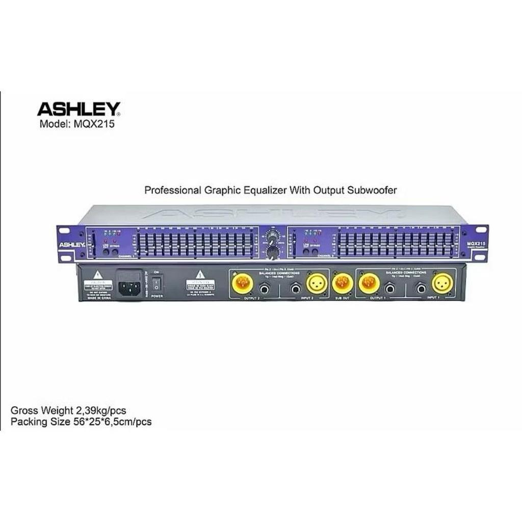 Equalizer ASHLEY MQX215 equalizer ashley mqx215 2x15band