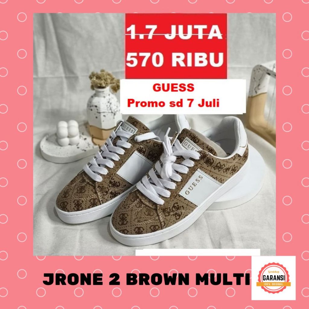Sepatu sneakers wanita seri JRONE 2 Guess 100% original store