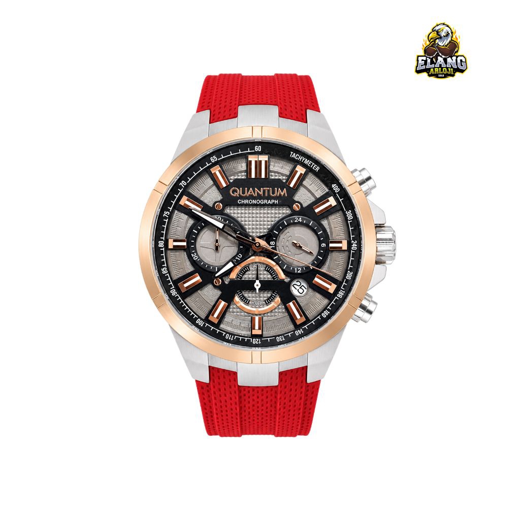 JAM TANGAN PRIA QUANTUM TTG1003.068 RUBBER ORIGINAL