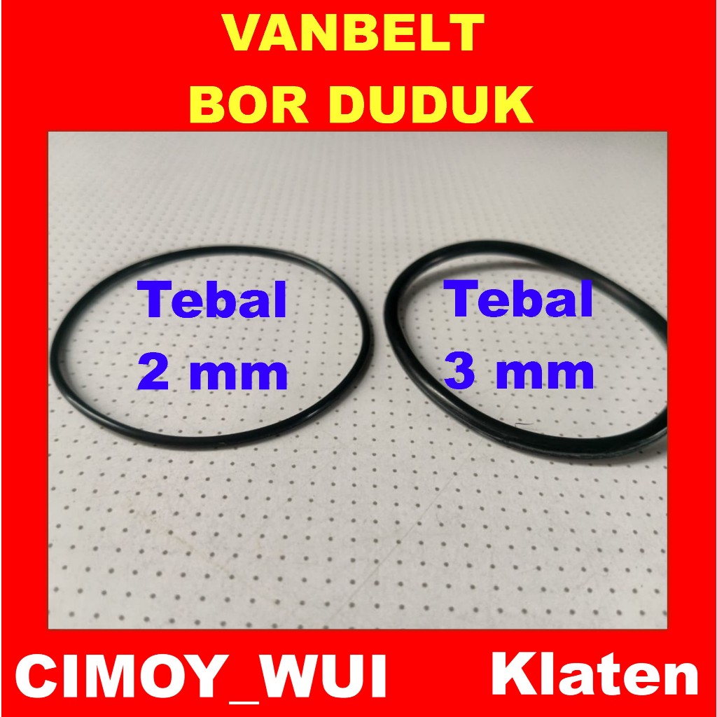 Karet bor duduk mini _ Streng mesin bor_ Vanbelt_Sabuk mesin bor duduk mini