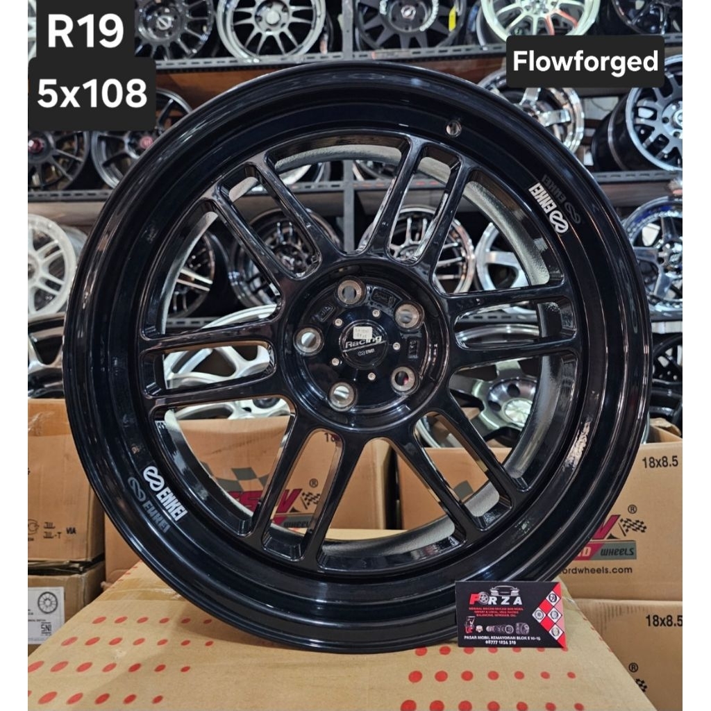 Velg JF Forged RPF1 R19 PCD5x108 Black Gloss. Lebar 8.5 ET 35