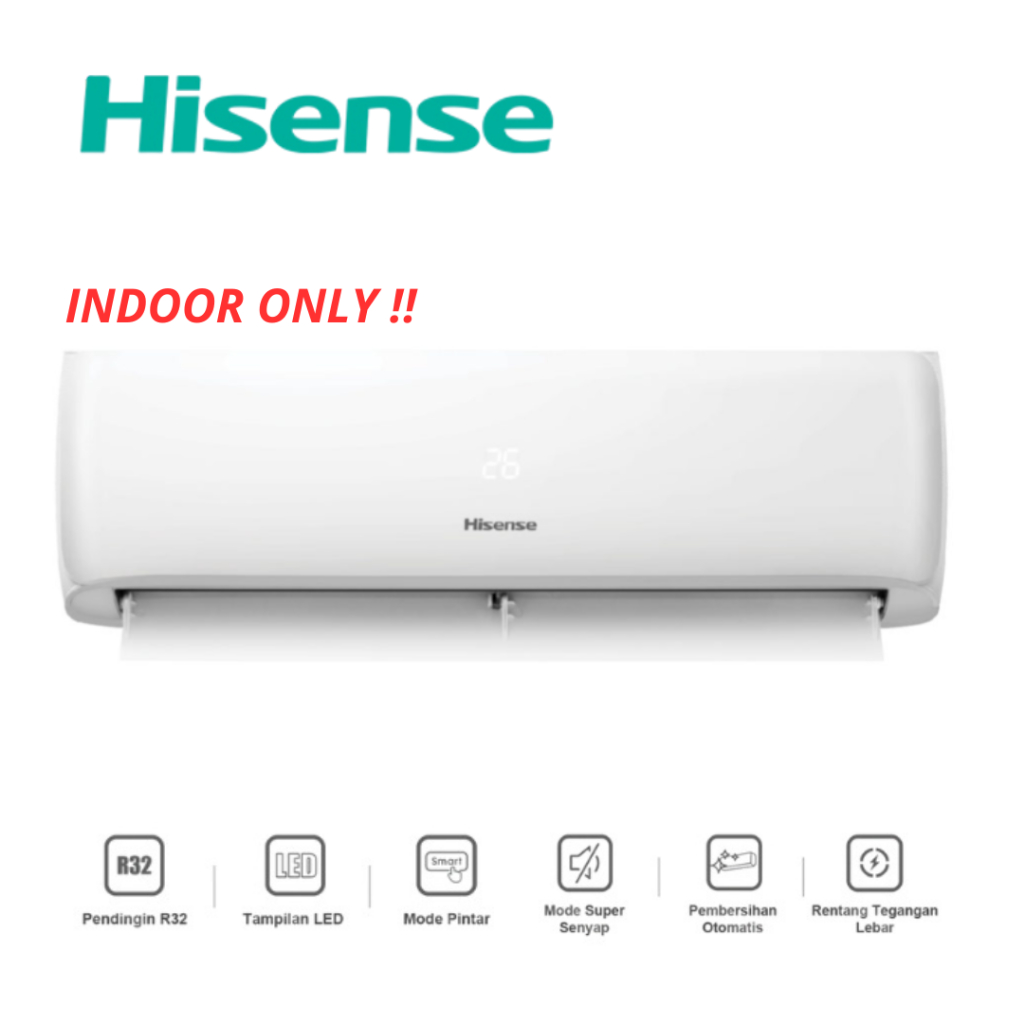 INDOOR AC HISENSE 1PK AN09CDG STANDARD (INDOOR SAJA )