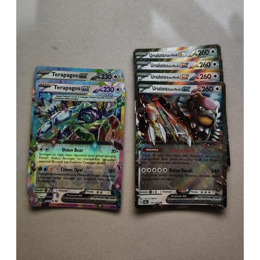Terapagos ex Indonesia Kartu Pokemon