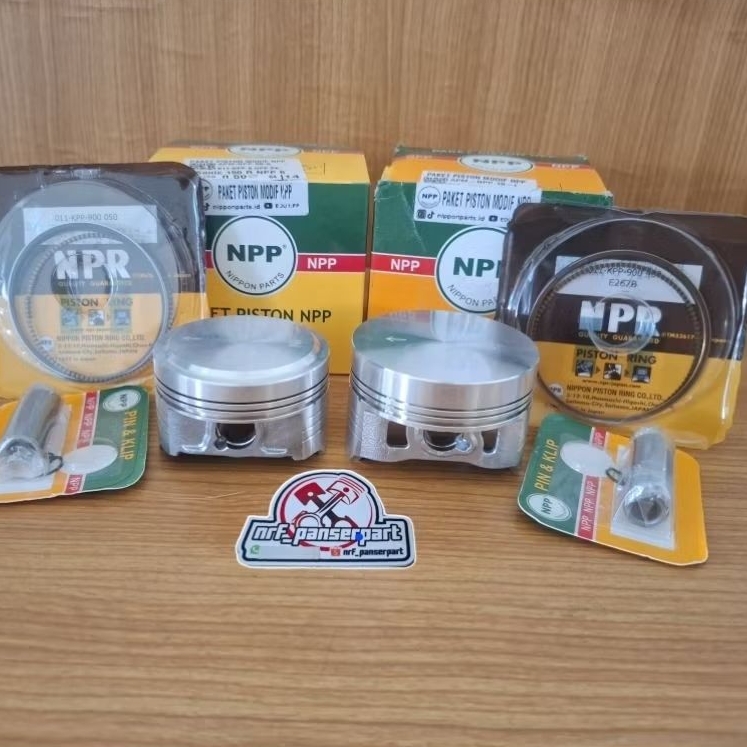 NPP6/10/PISTON KIT MENTAH PEN 14 MM//SEHER SET RING BORE UP OVER SIZE/OS 63,5/64/64,5/65/65,5/66/66,