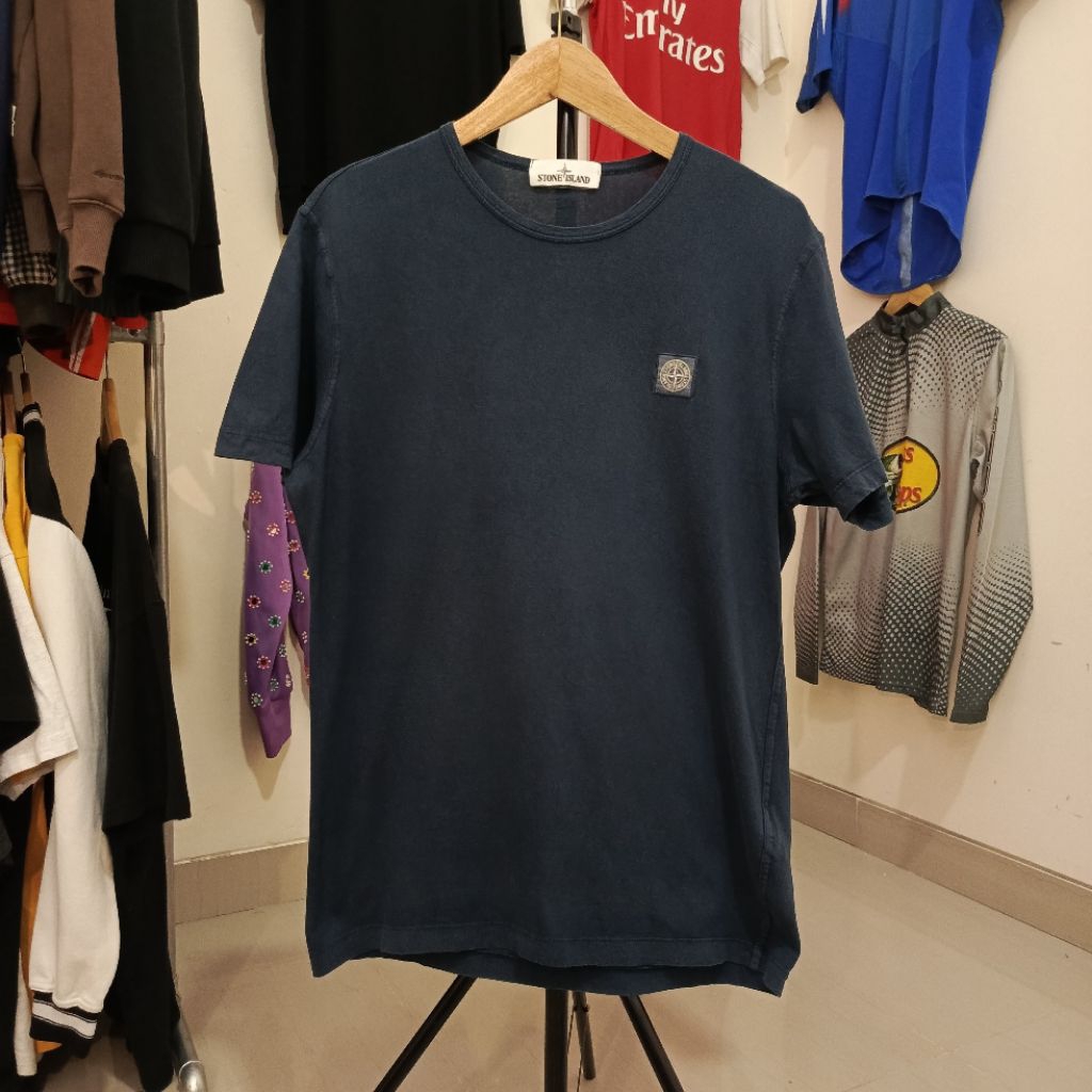 Kaos Stone Island SI Compass Navy Size L Original Authentic