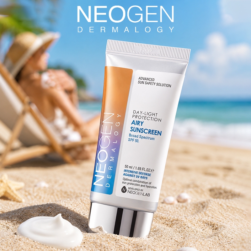 NEOGEN Dermalogy Day-Light Protection Airy Sunscreen SPF50+ PA++++ 50ml | Lightweight & Hydrating
