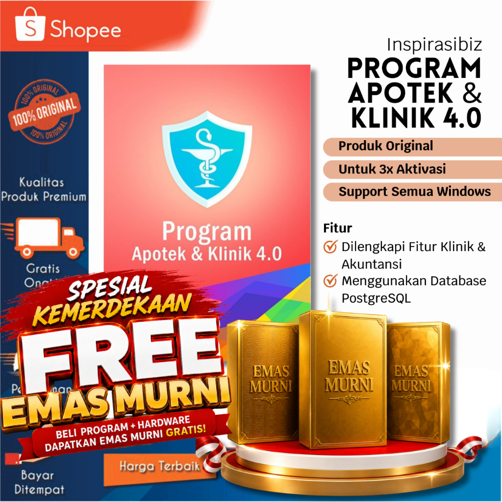Program Apotek | Program Apotek dan Klinik | Program Apotek dan Klinik 4.0 | Program Kasir Apotek | 