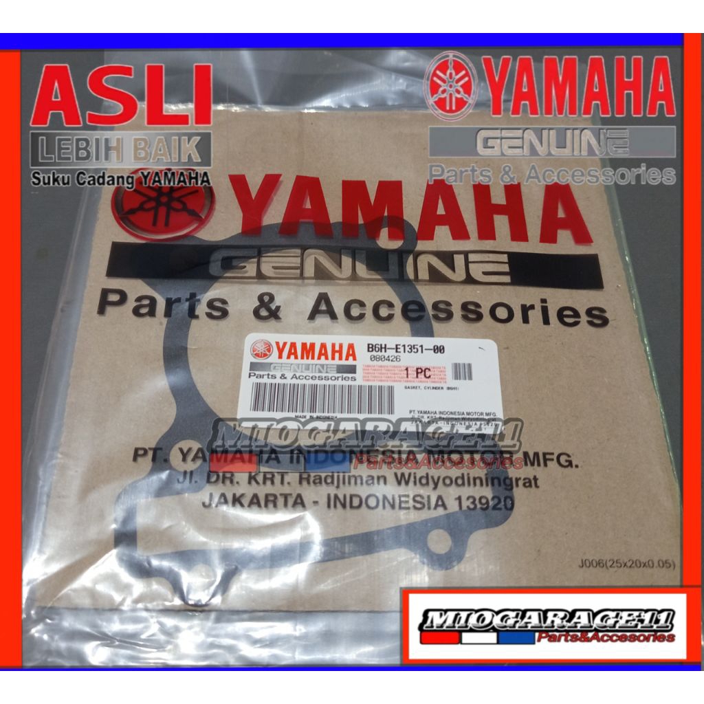 Packing Paking Blok Cylinder Bawah Nmax Aerox New B6H-E1351-00