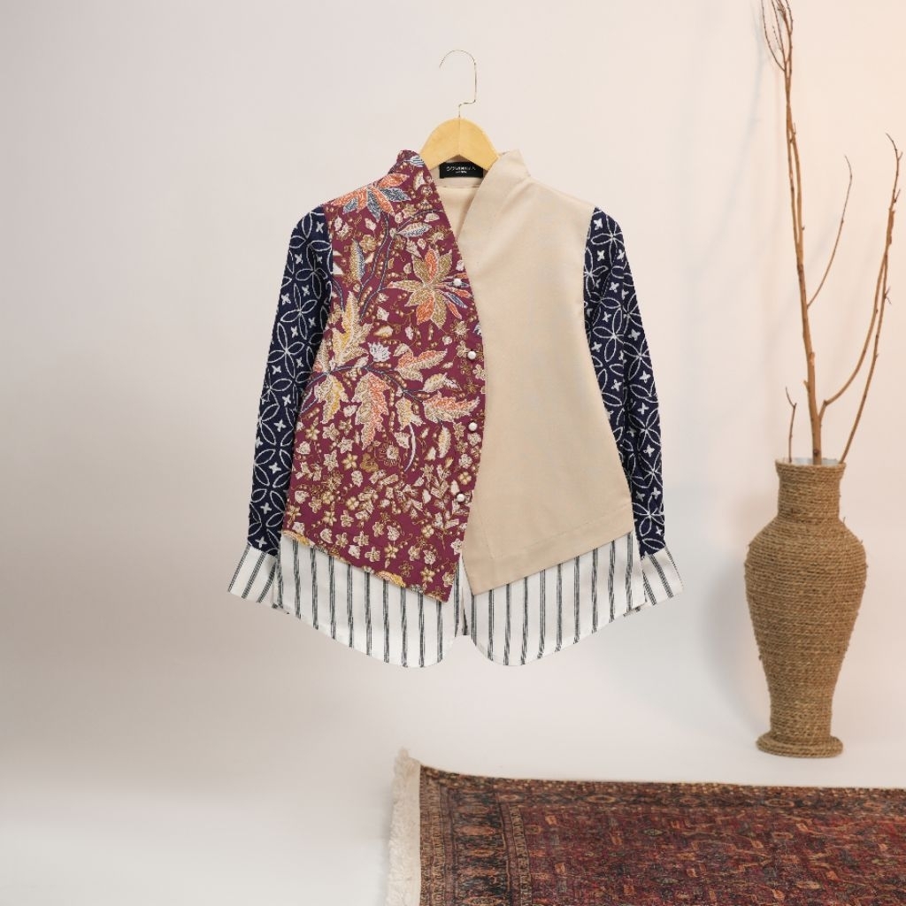 Sovinska_Blouse Atasan Wanita Batik/Katun M1 New